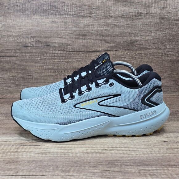 Brooks Glycerin 21 Men\'s Sz 11.5 D Cloud Blue Black Running Shoes (1104191D420) main image 4